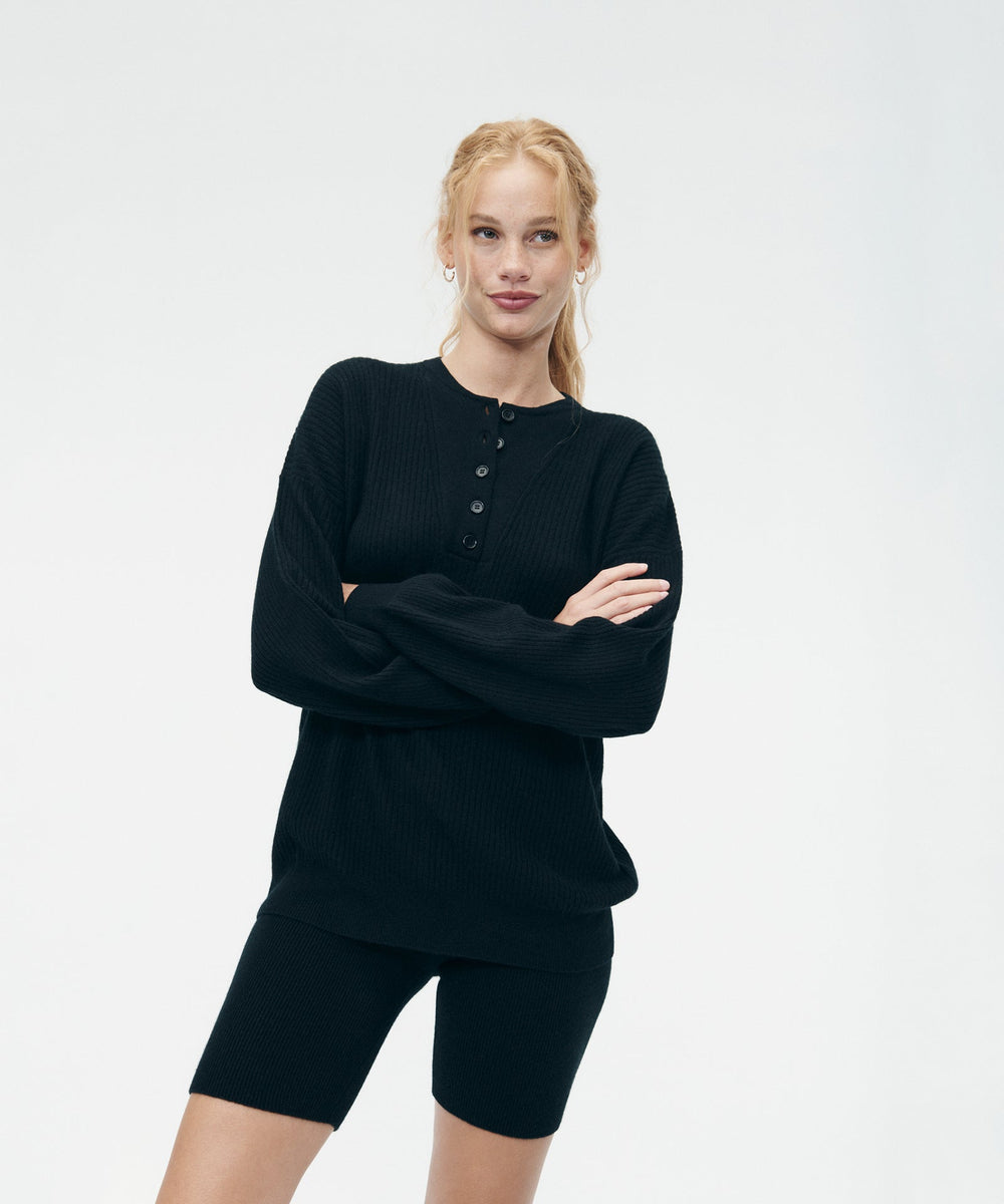 Cashmere henley womens store