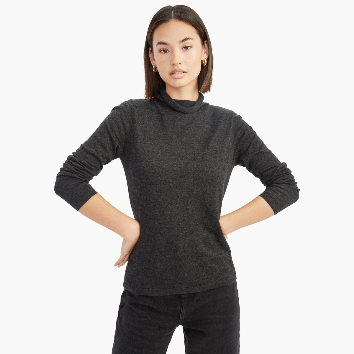 Thin cashmere turtleneck outlet