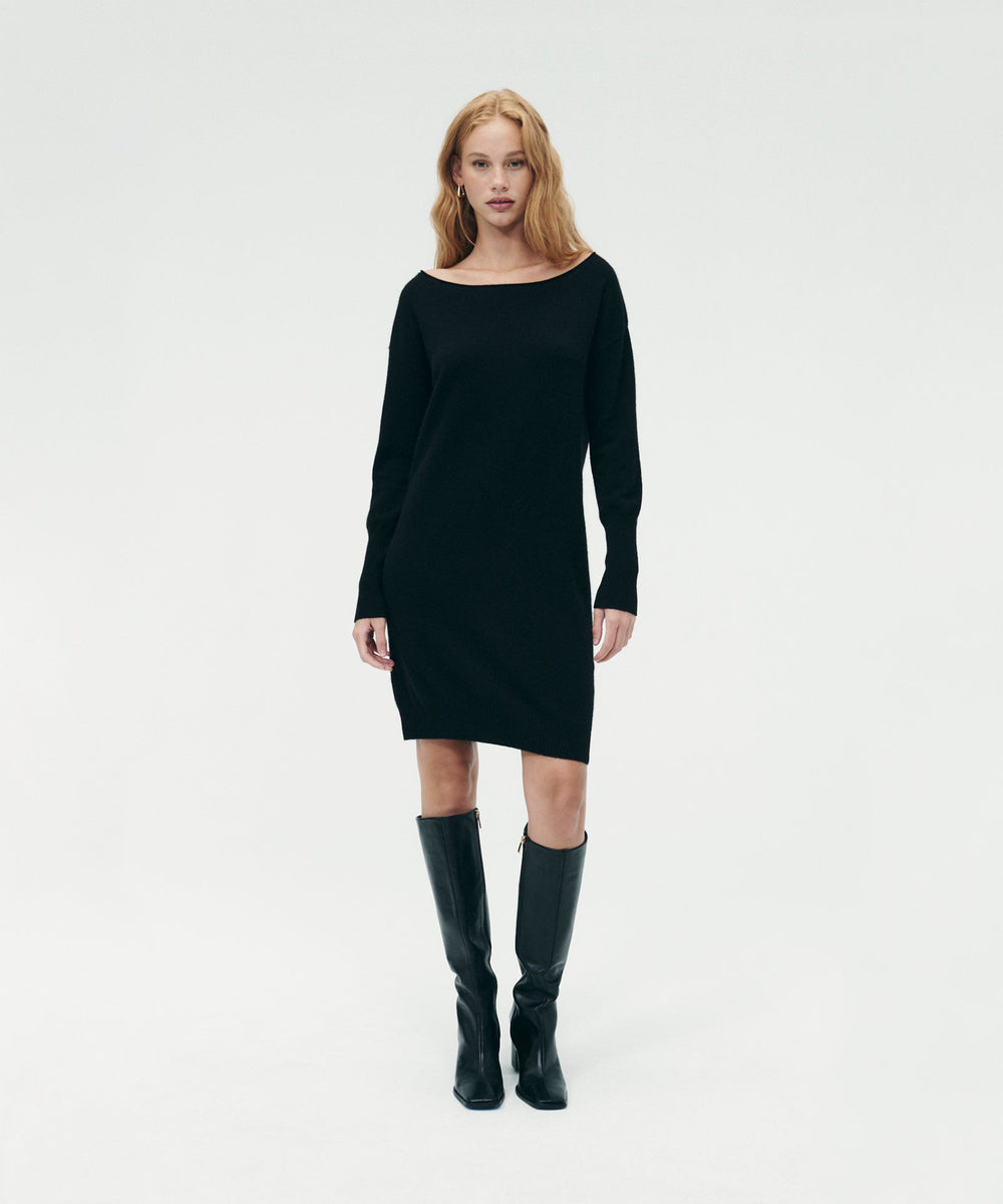 mini cashmere dress Khaite Fleurine Cashmere Mini Dress