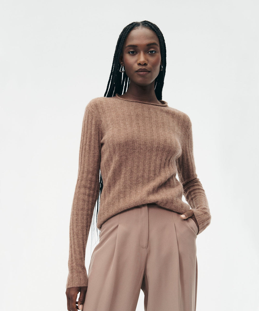 Lightweight Cashmere Ribbed Sweater NAADAM