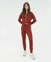 Cashmere Cargo Jogger Rust