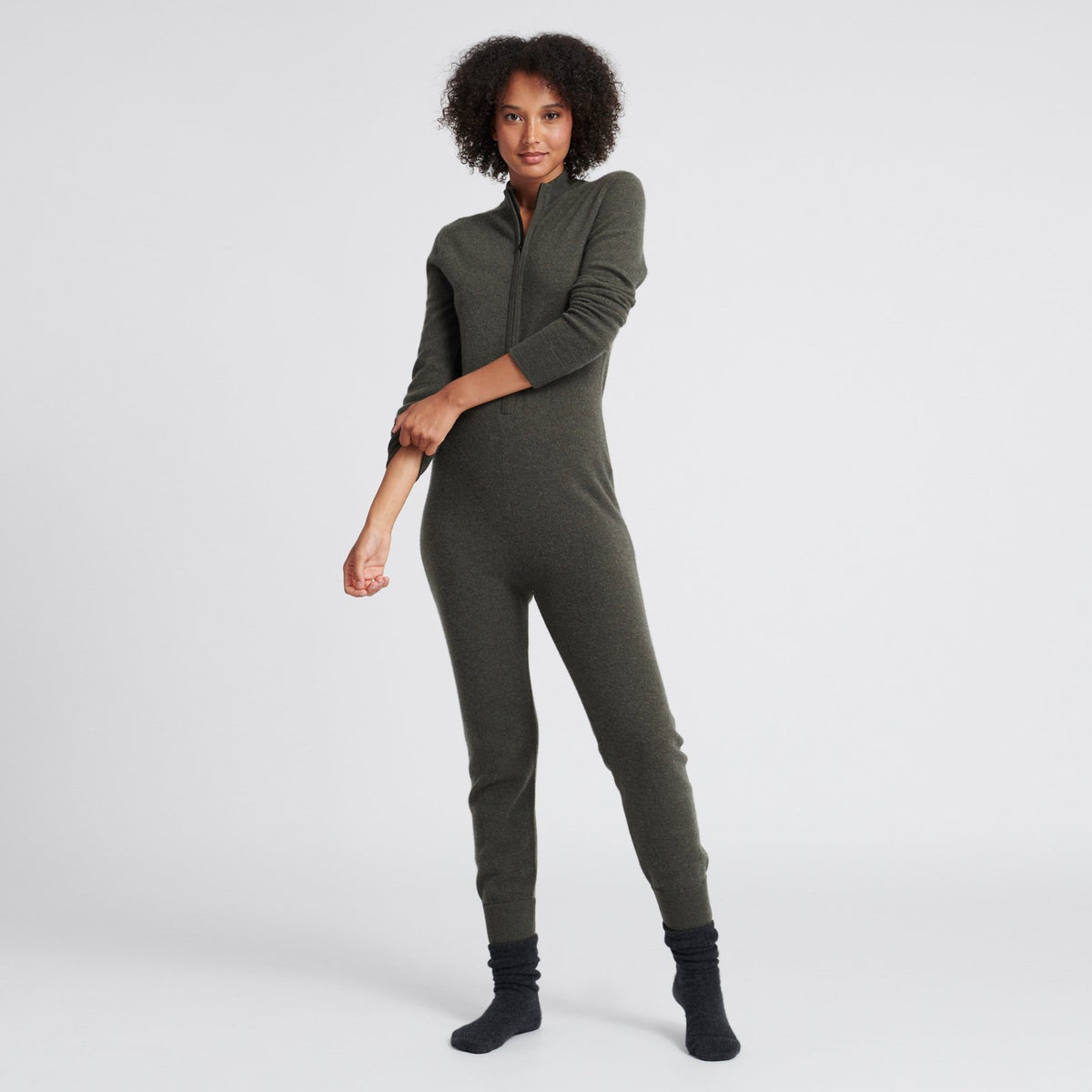 Cashmere jumpsuit womens sales