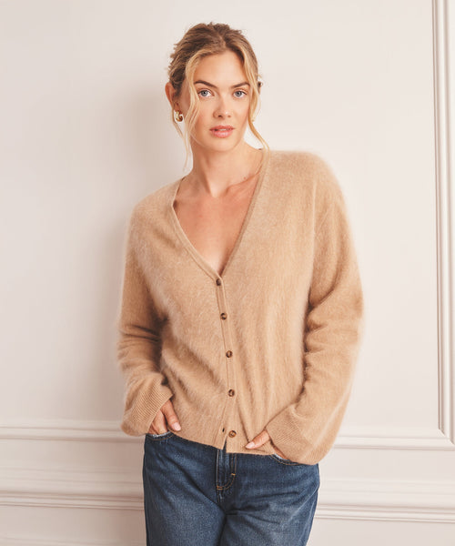 Brushed-Cashmere-Cardigan---