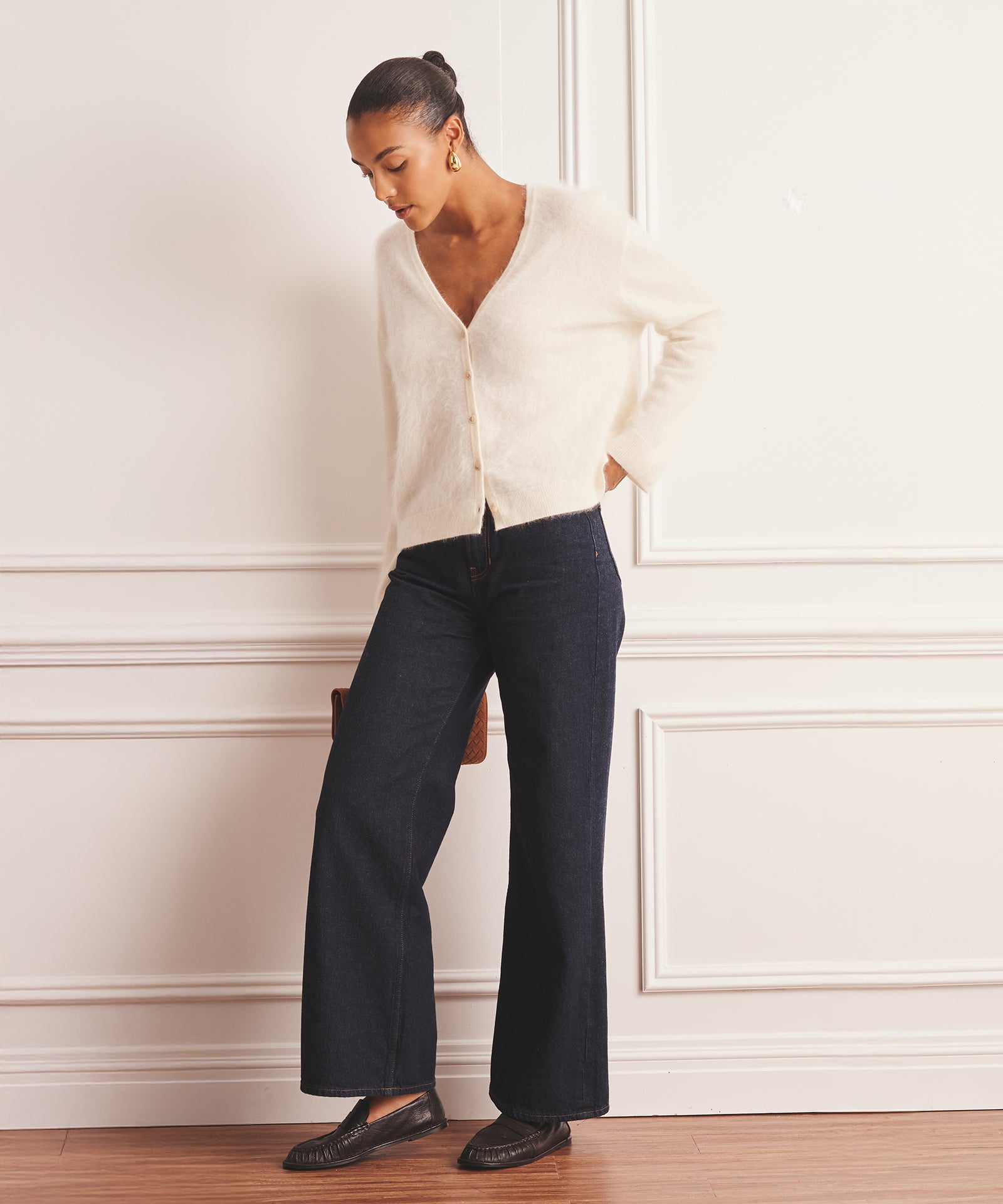 Brushed Luxe Cashmere Cardigan – NAADAM
