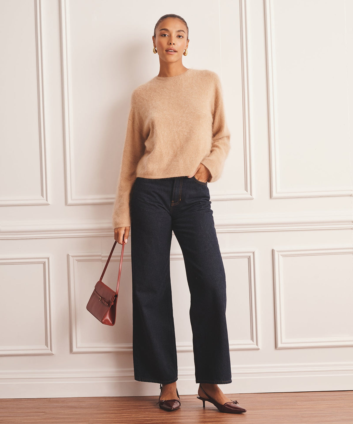 Brushed Luxe Cashmere Crewneck Sweater – NAADAM
