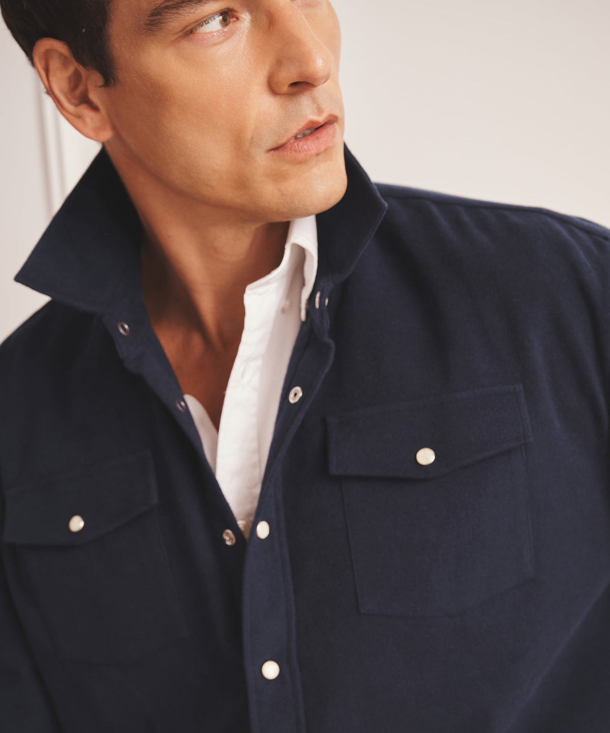 Brushed Cotton Shirt Jacket – NAADAM