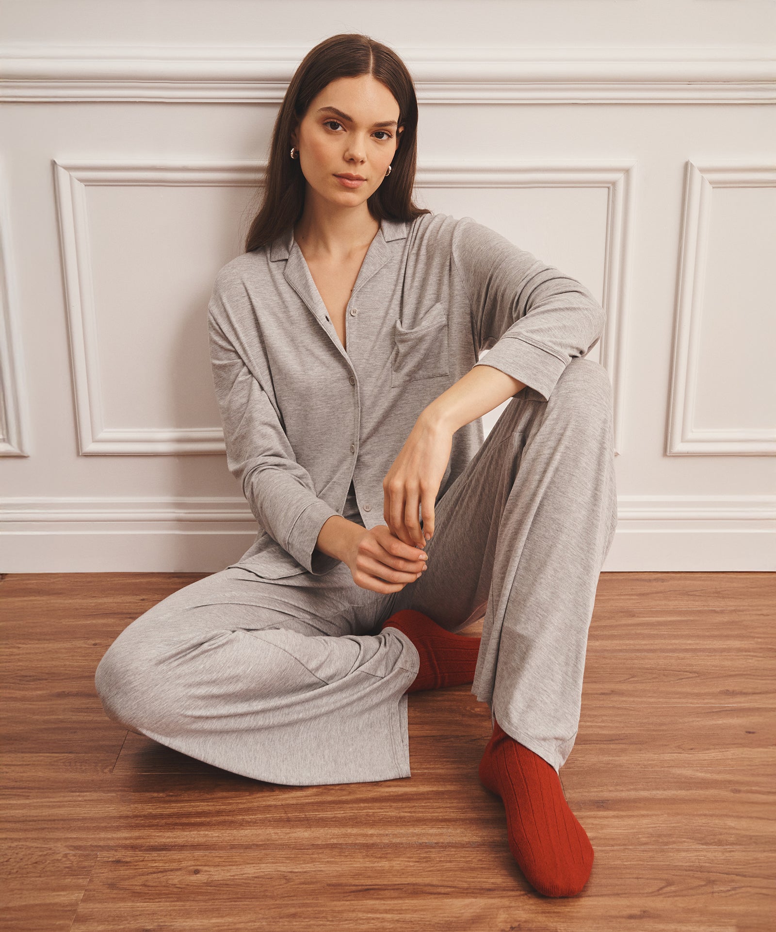 Breathable Long Sleeve Sleep Tee – NAADAM