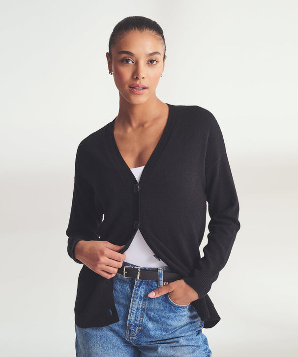 Signature Cashmere Boyfriend Cardigan