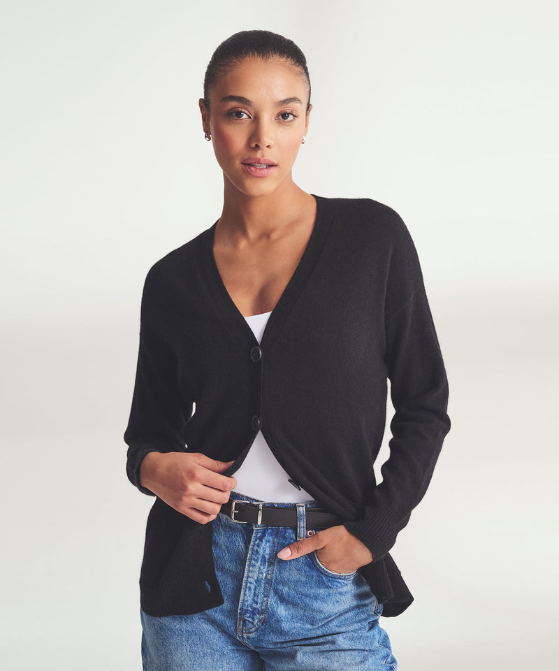 Signature Cashmere Boyfriend Cardigan – NAADAM