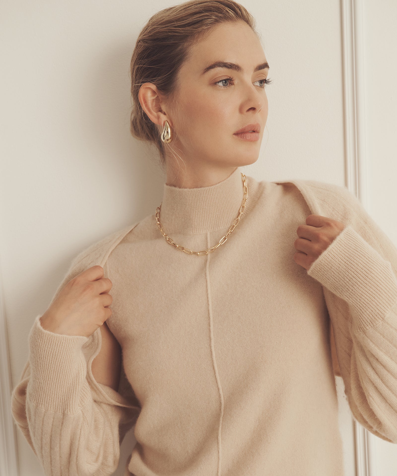 トップス Paul Stuart cashmere turtle neck knit Cashmere_Reversible_Two_Piece_