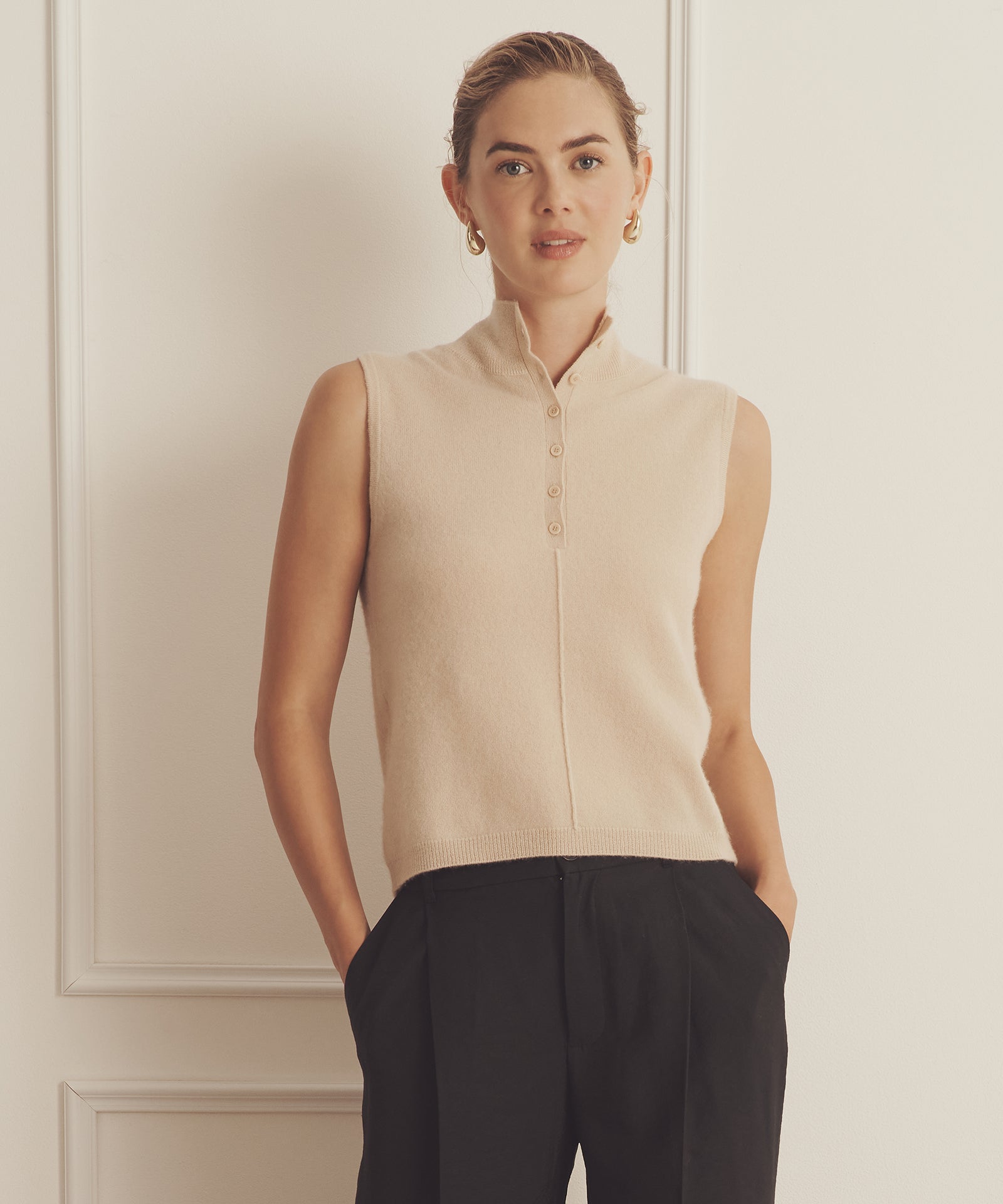 Novelty Cashmere Reversible Two Piece Turtleneck Set – NAADAM