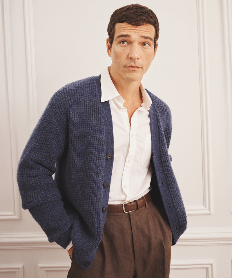 ARGUE＊DANDECALMA WOOL V-NECK KNIT ARKET alpaca wool blend v-neck sweater in navy blue | ASOS