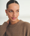 Chunky Cotton Crewneck Sweater