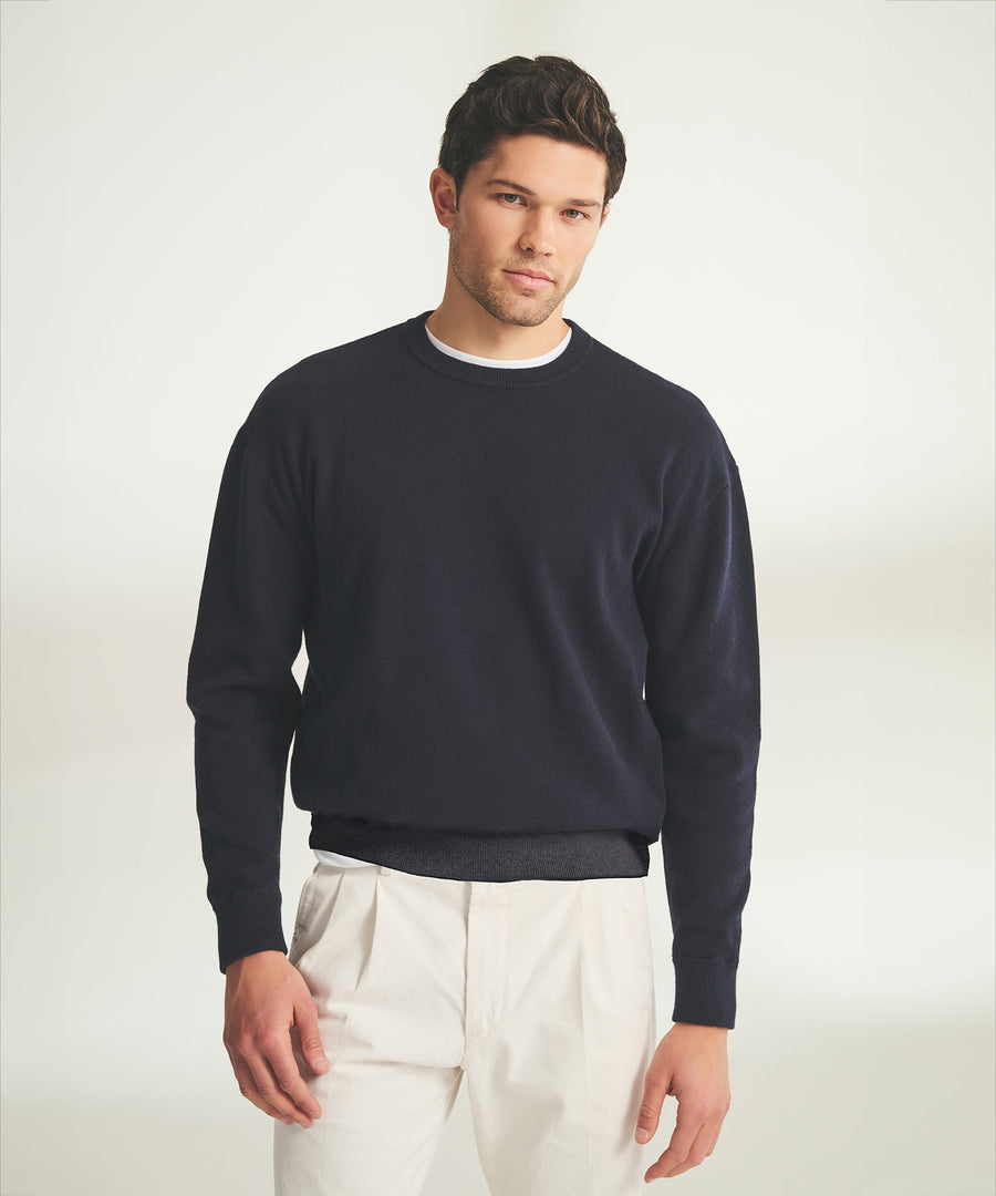 Cotton Cashmere Oversized Sweatshirt