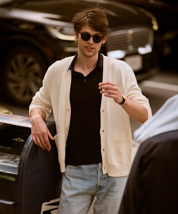 Cotton Relaxed Cardigan