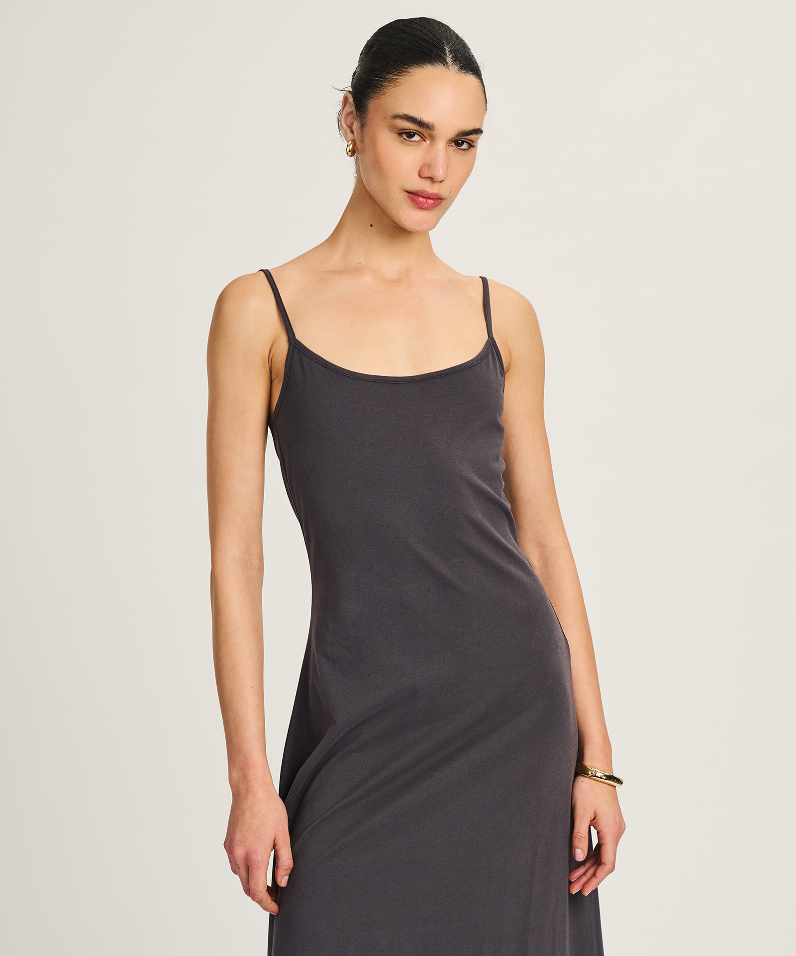 Lightweight Brushed Cotton Slip Dress – NAADAM
