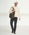 Cotton Relaxed V-Neck Sweater