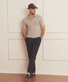Fancy Cashmere Short Sleeve Polo