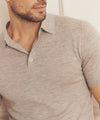 Fancy Cashmere Short Sleeve Polo