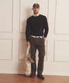 Fancy Cashmere Long Sleeve Crewneck