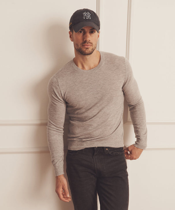 Super Fine Cashmere Long Sleeve Crewneck