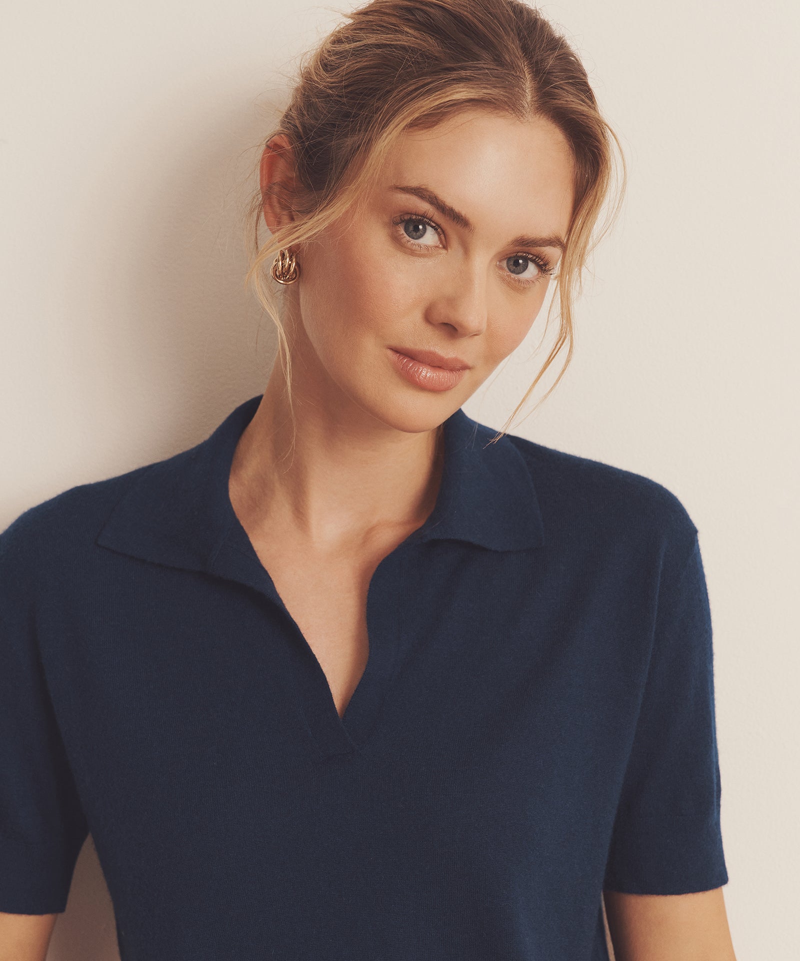 Super Fine Cashmere Short Sleeve Polo – NAADAM