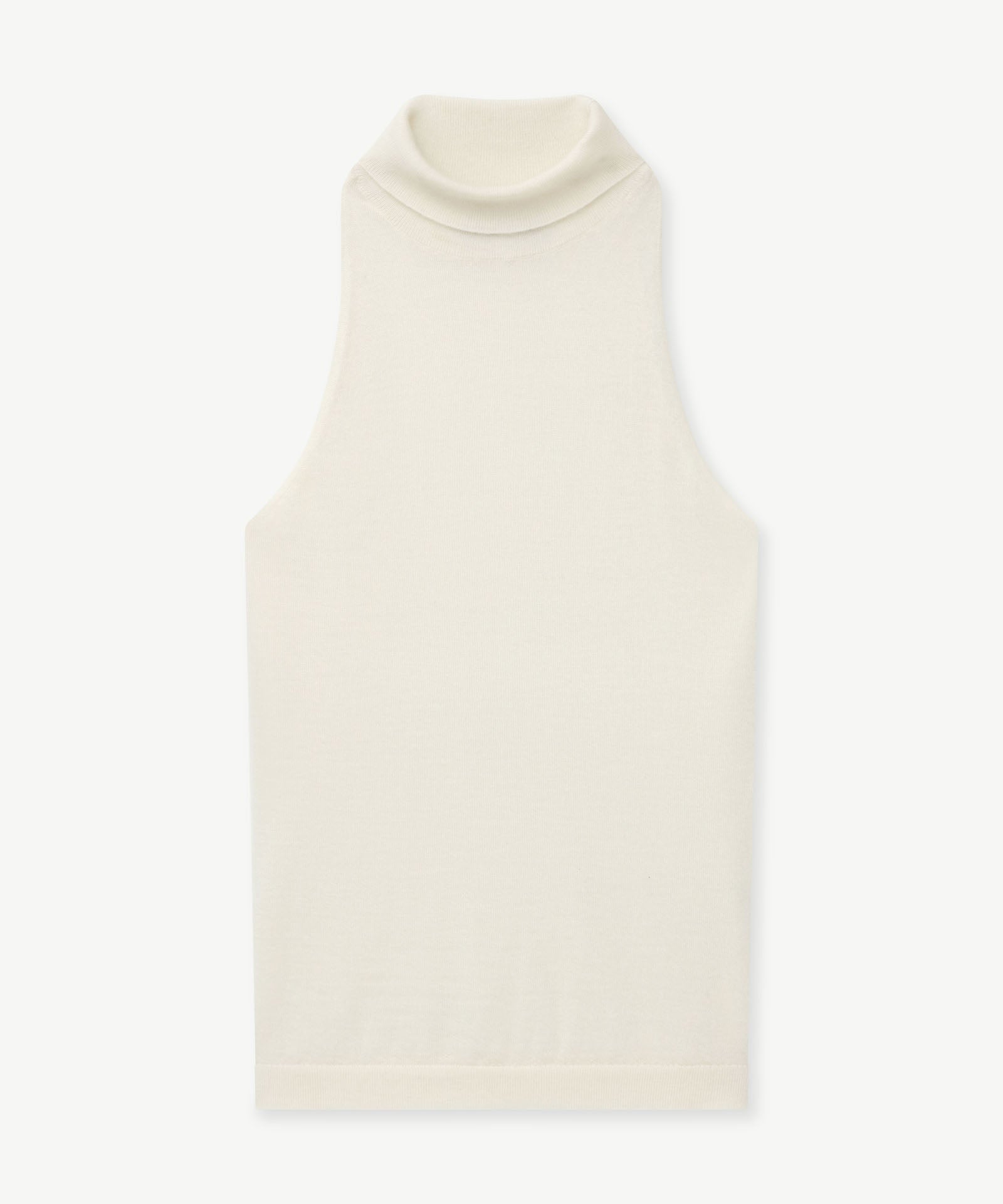 Super Fine Cashmere Sleeveless Turtleneck – NAADAM
