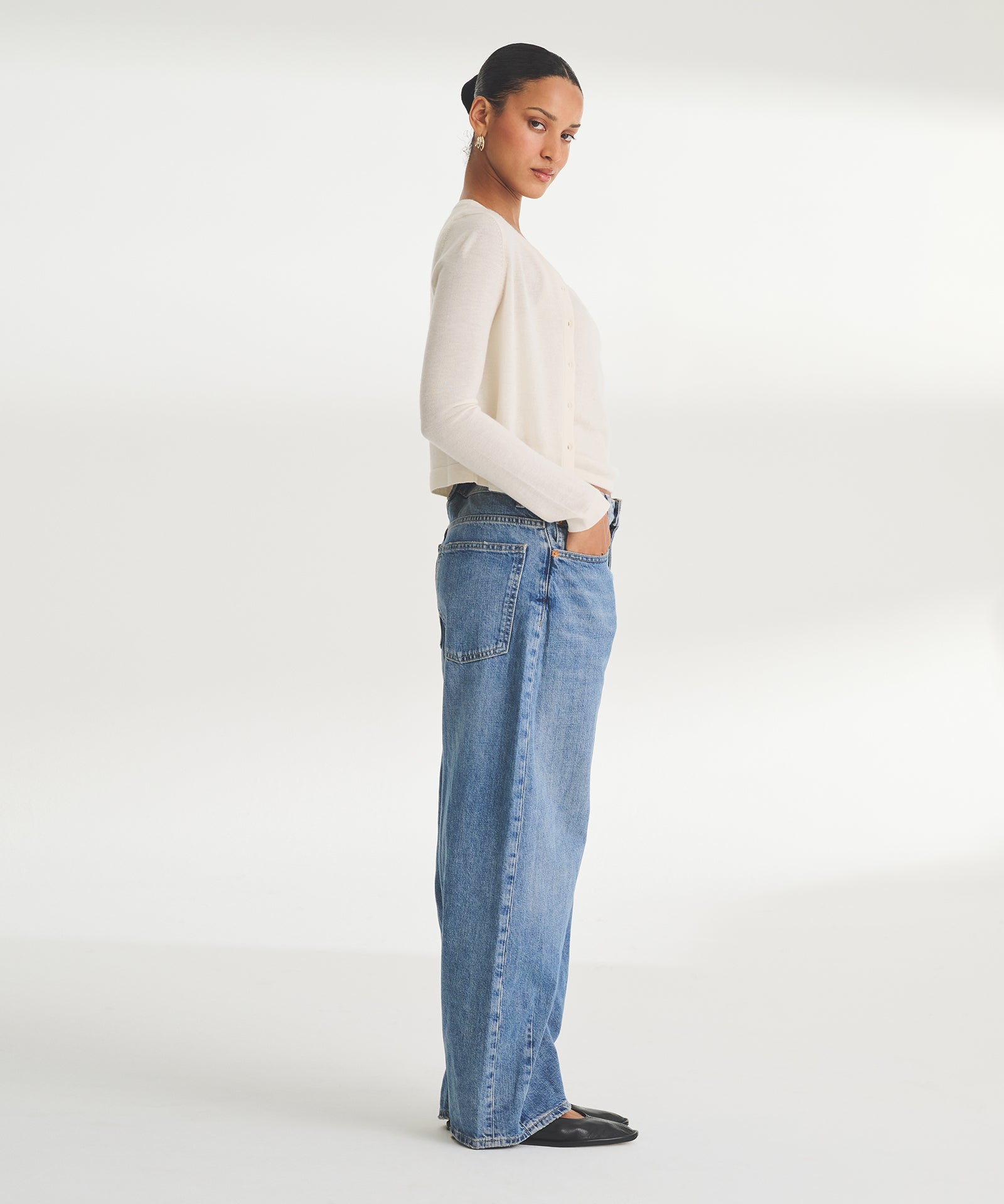 Super Fine Cashmere Cropped Cardigan – NAADAM