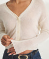 Featherweight Cashmere Cropped Cardigan – NAADAM Featherweight Cashmere Cropped Cardigan – NAADAM