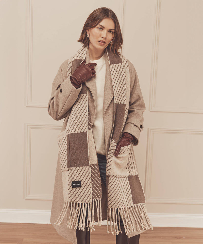 PULP 限定 SOL EX PLAID KNIT SCARF PULP 限定 SOL EX PLAID KNIT SCARF 【公式通販】