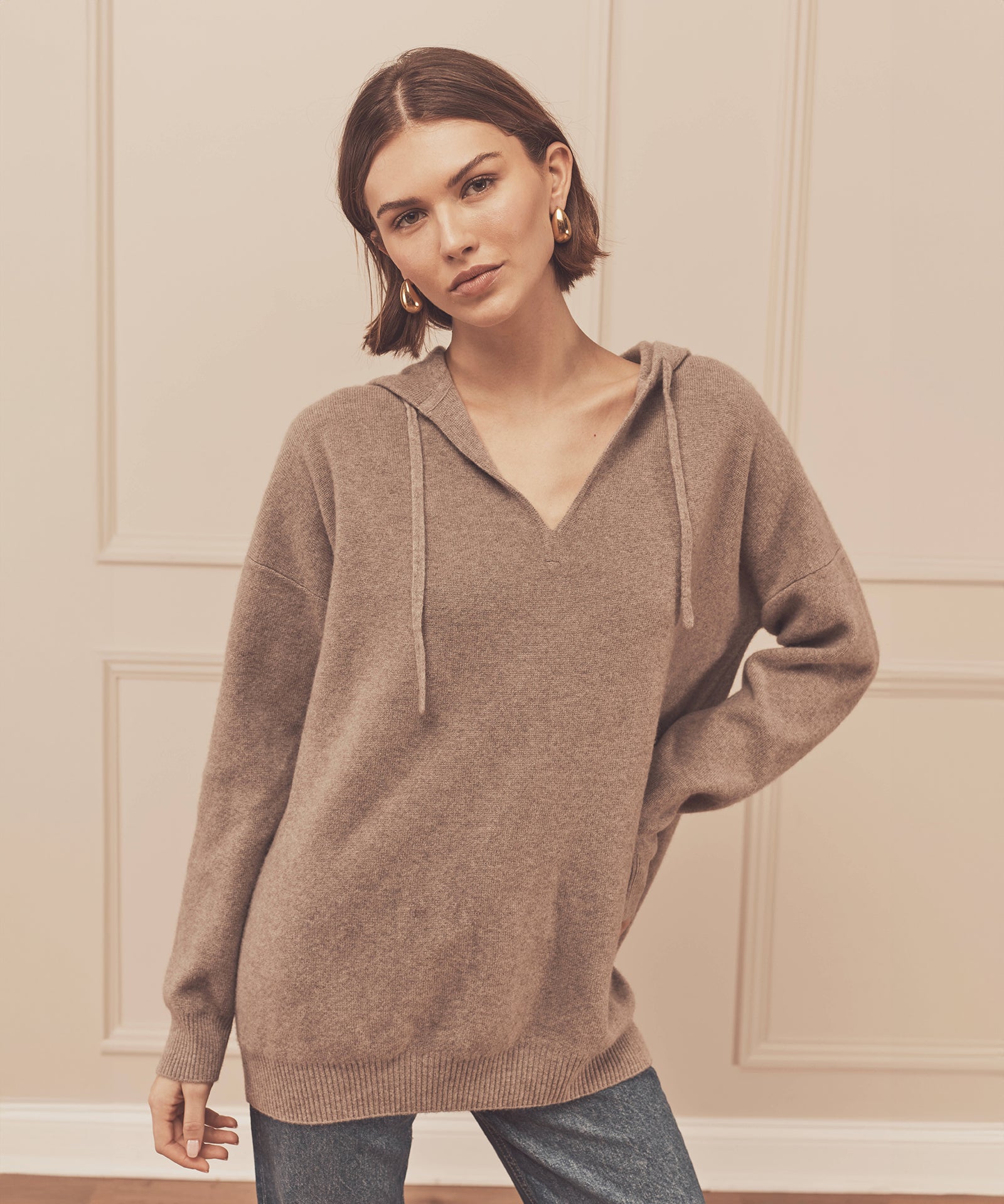 Cashmino Tunic Hoodie – NAADAM