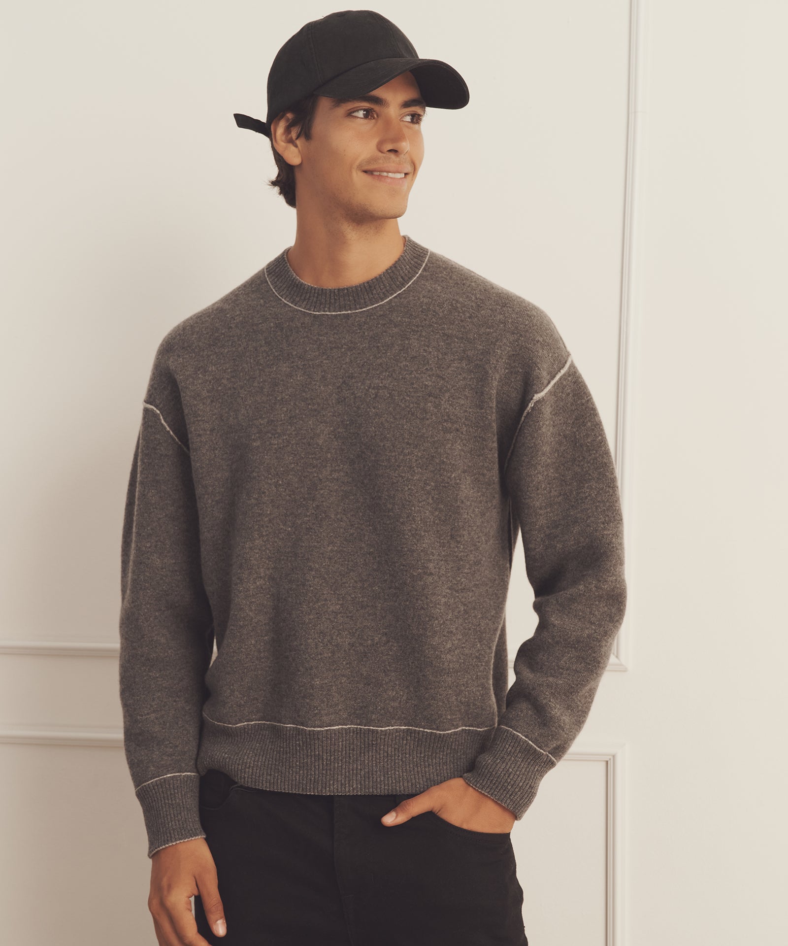 Vintage Cashmere Crew Neck スコットランド製 Heritage Italian 100% Cashmere Crew Neck Sweater - Bobby Jones