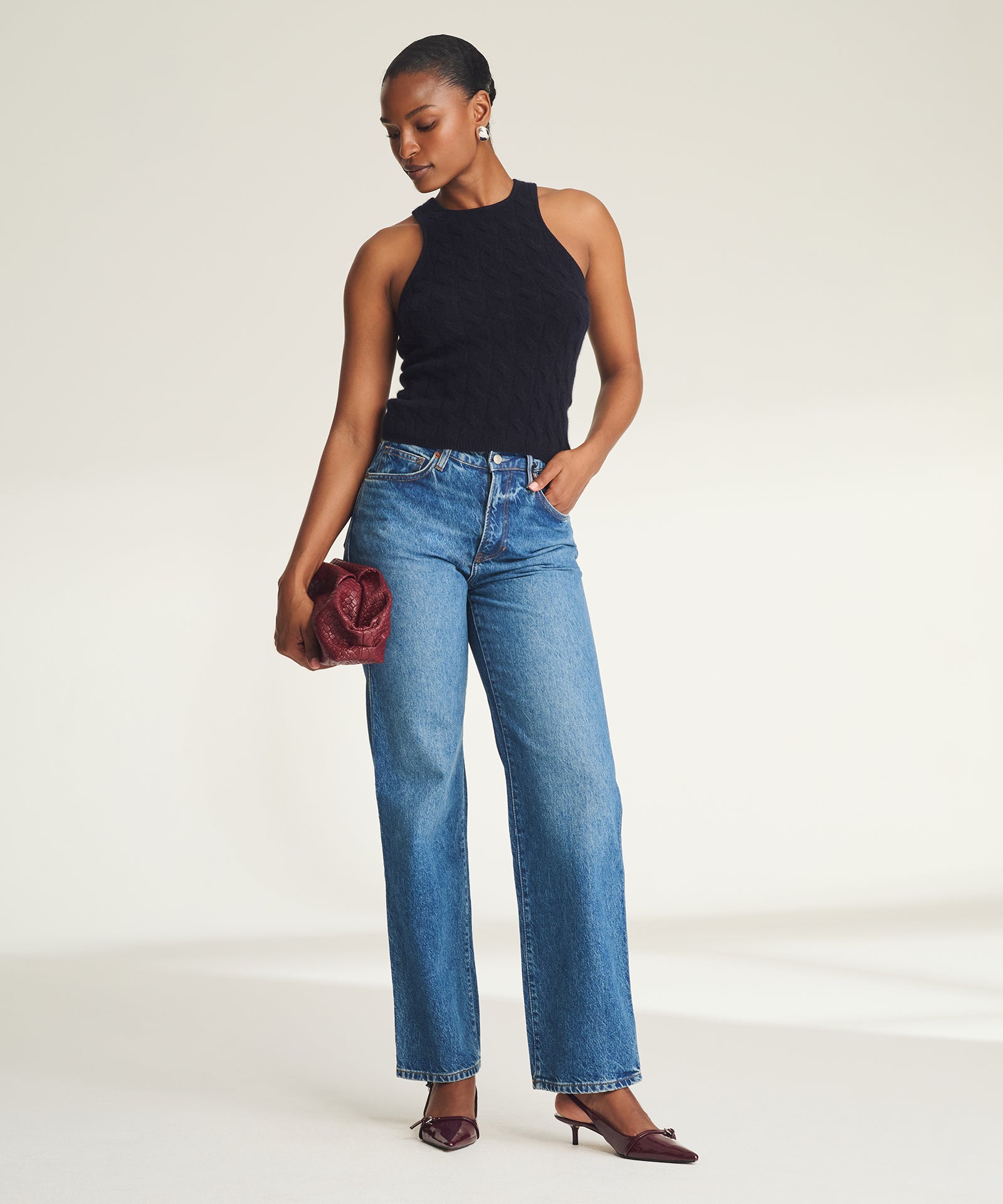 Lightweight Cashmere Cable Tank – NAADAM