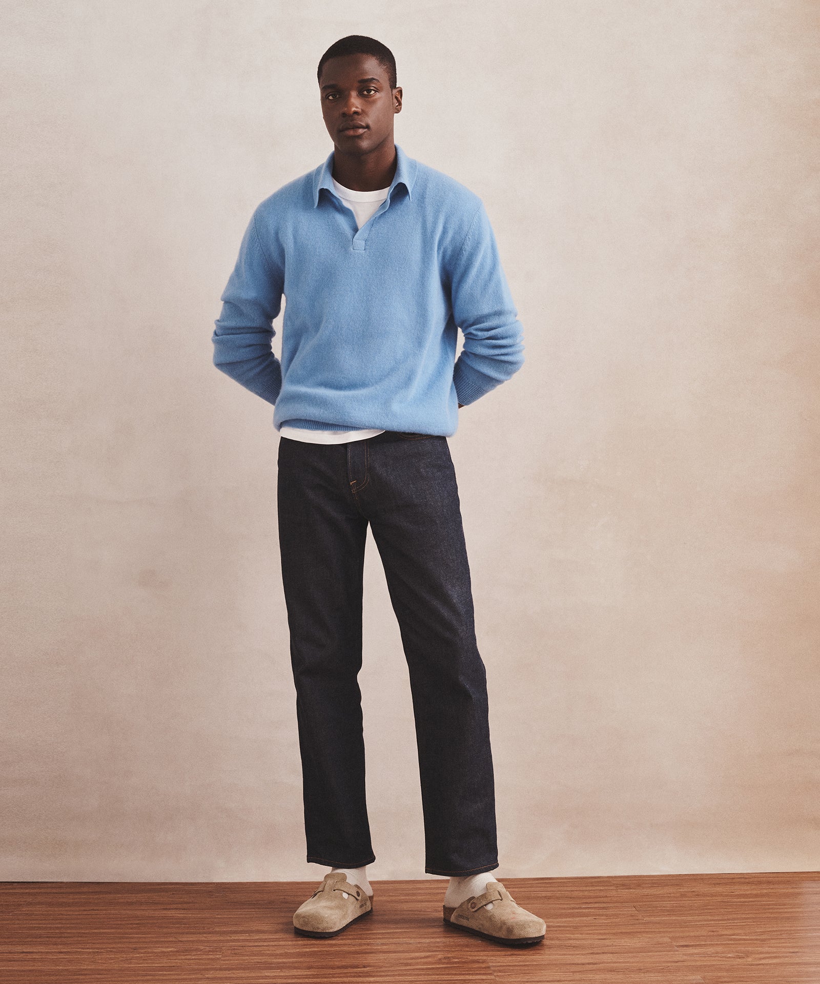 Lightweight Cashmere Relaxed Polo – NAADAM
