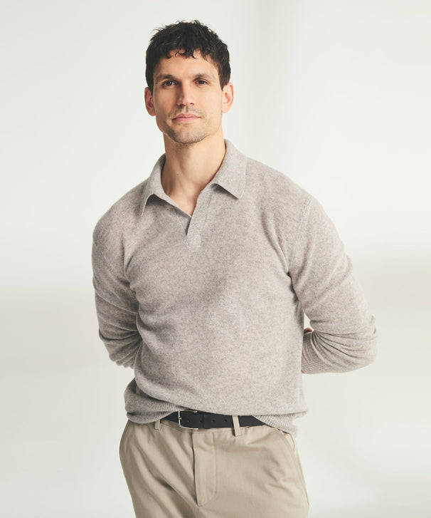 Lightweight Cashmere Relaxed Polo