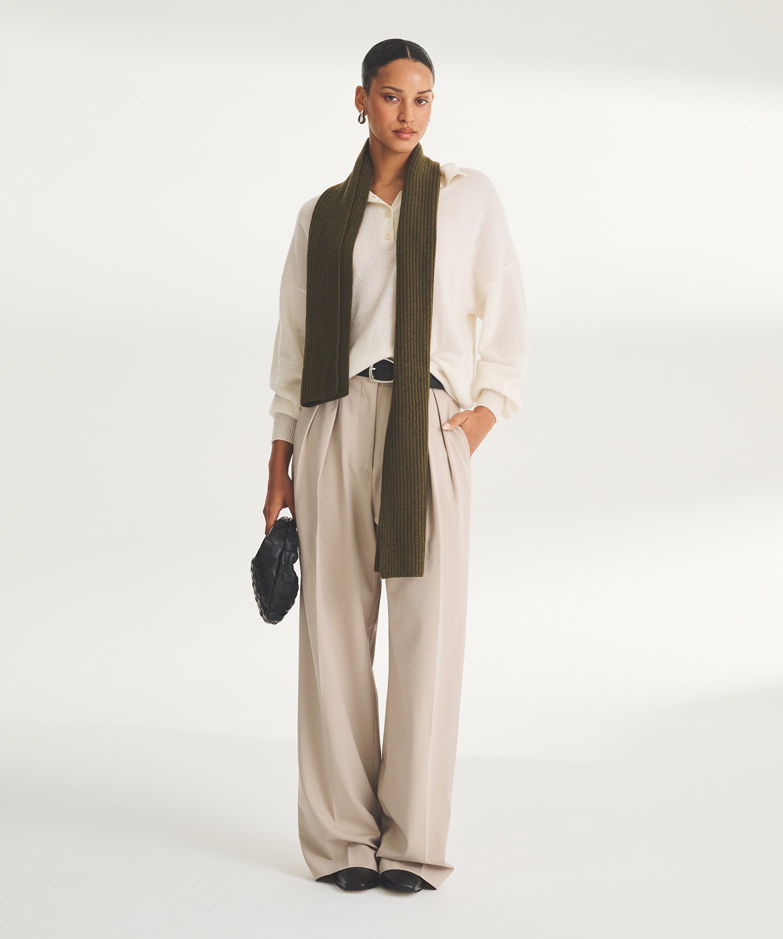 Lightweight Cashmere Oversized Polo – NAADAM