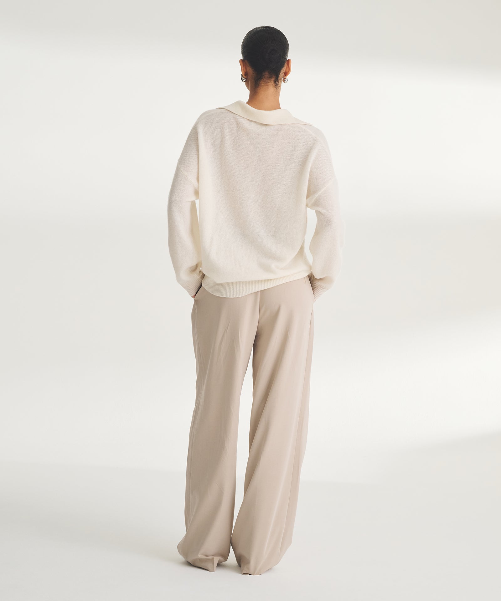 Lightweight Cashmere Oversized Polo – NAADAM