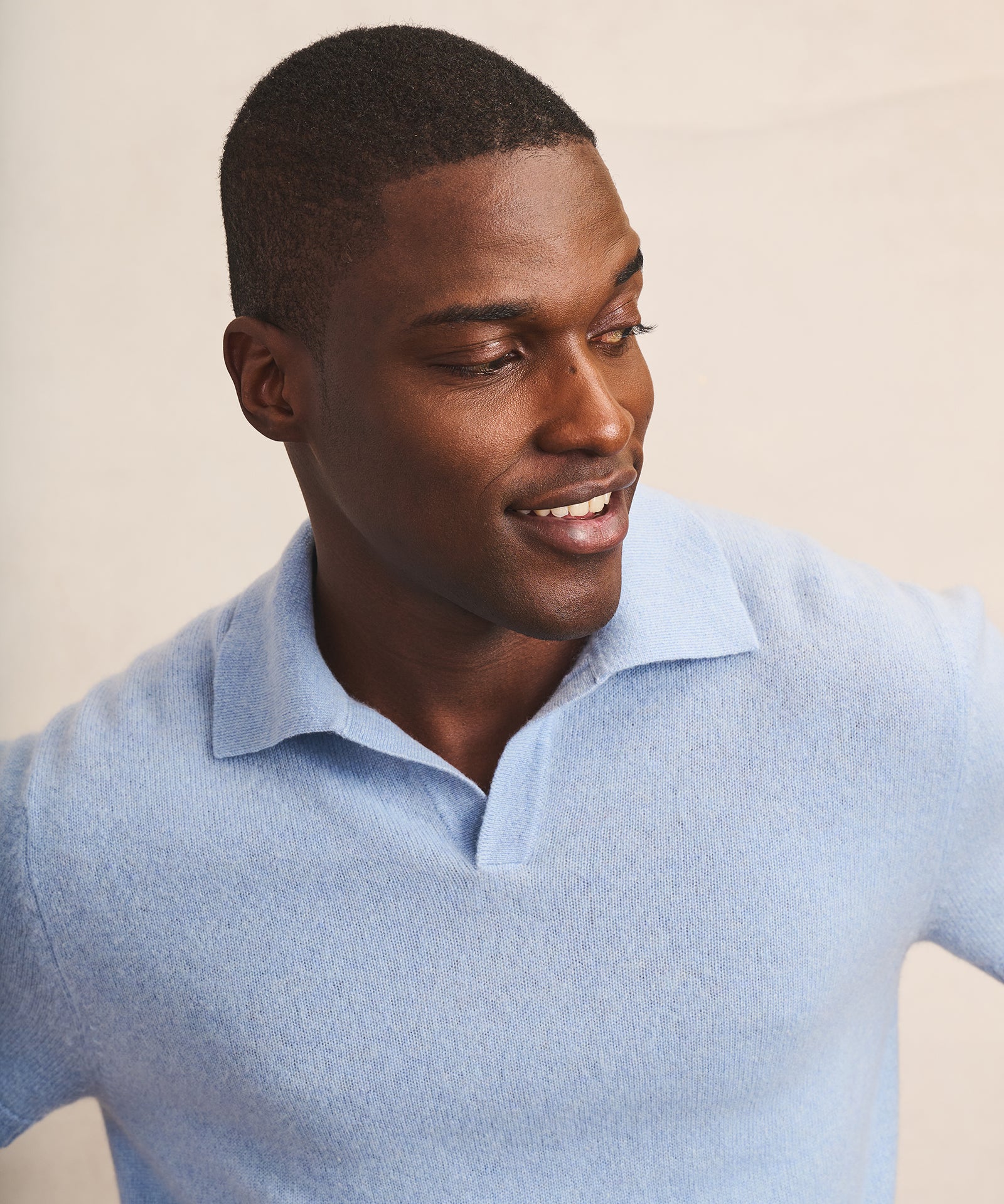 Lightweight Cashmere Short Sleeve Polo – NAADAM