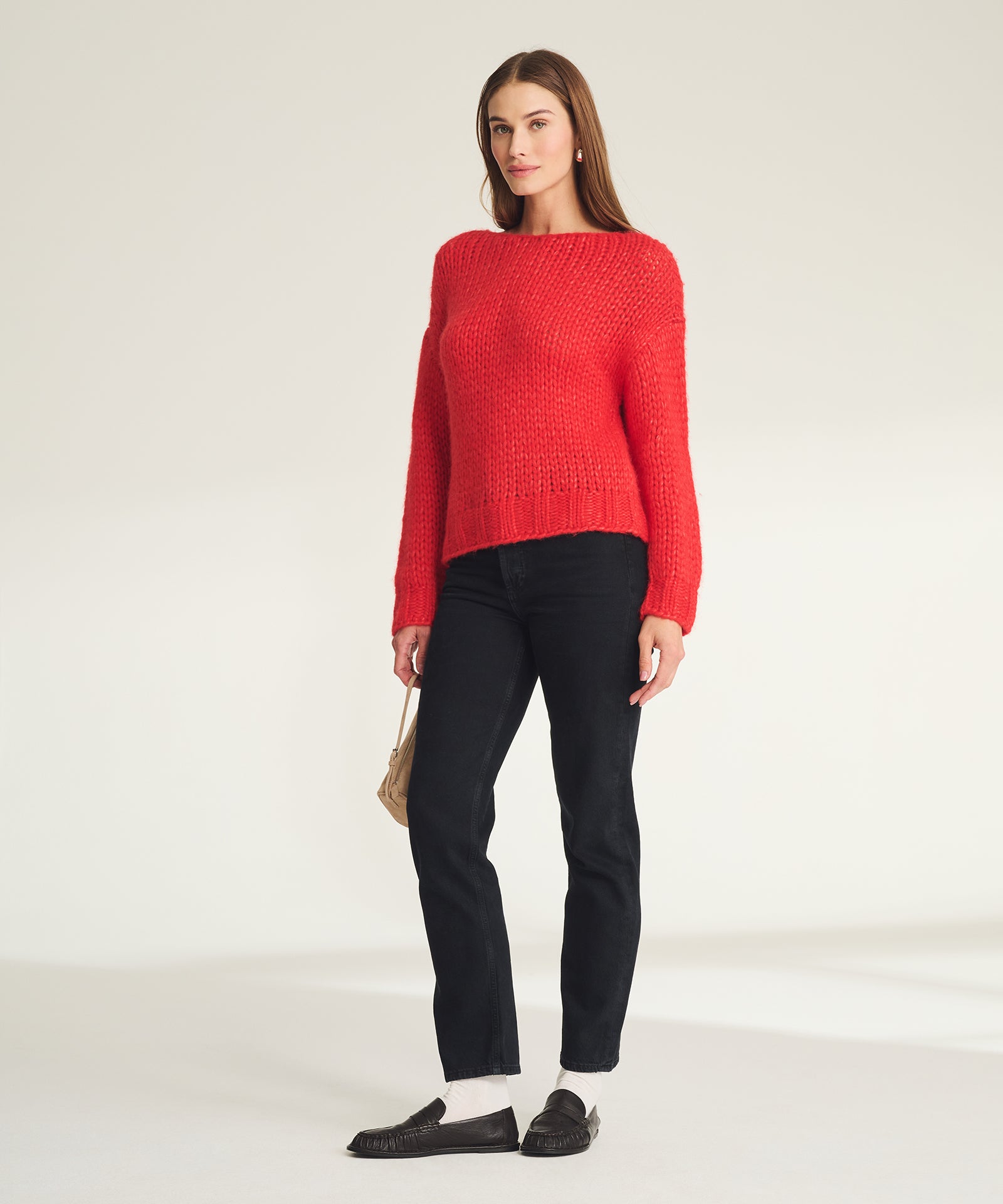 Lofty Alpaca Boatneck Sweater – NAADAM