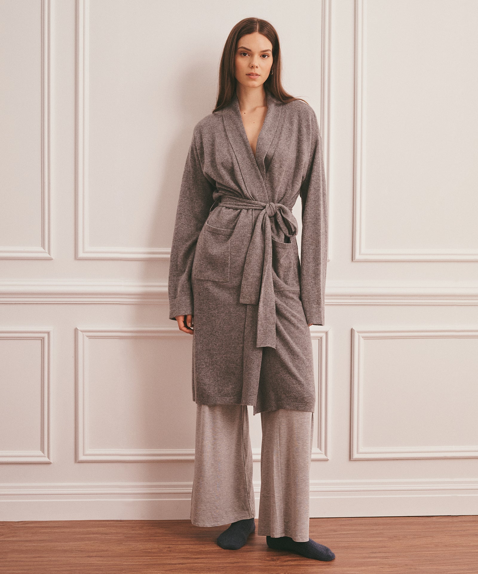 Signature Cashmere Long Robe – NAADAM