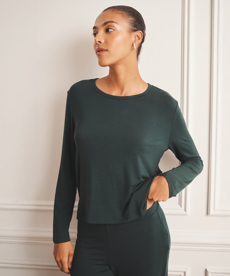 Breathable Long Sleeve Sleep Tee – NAADAM