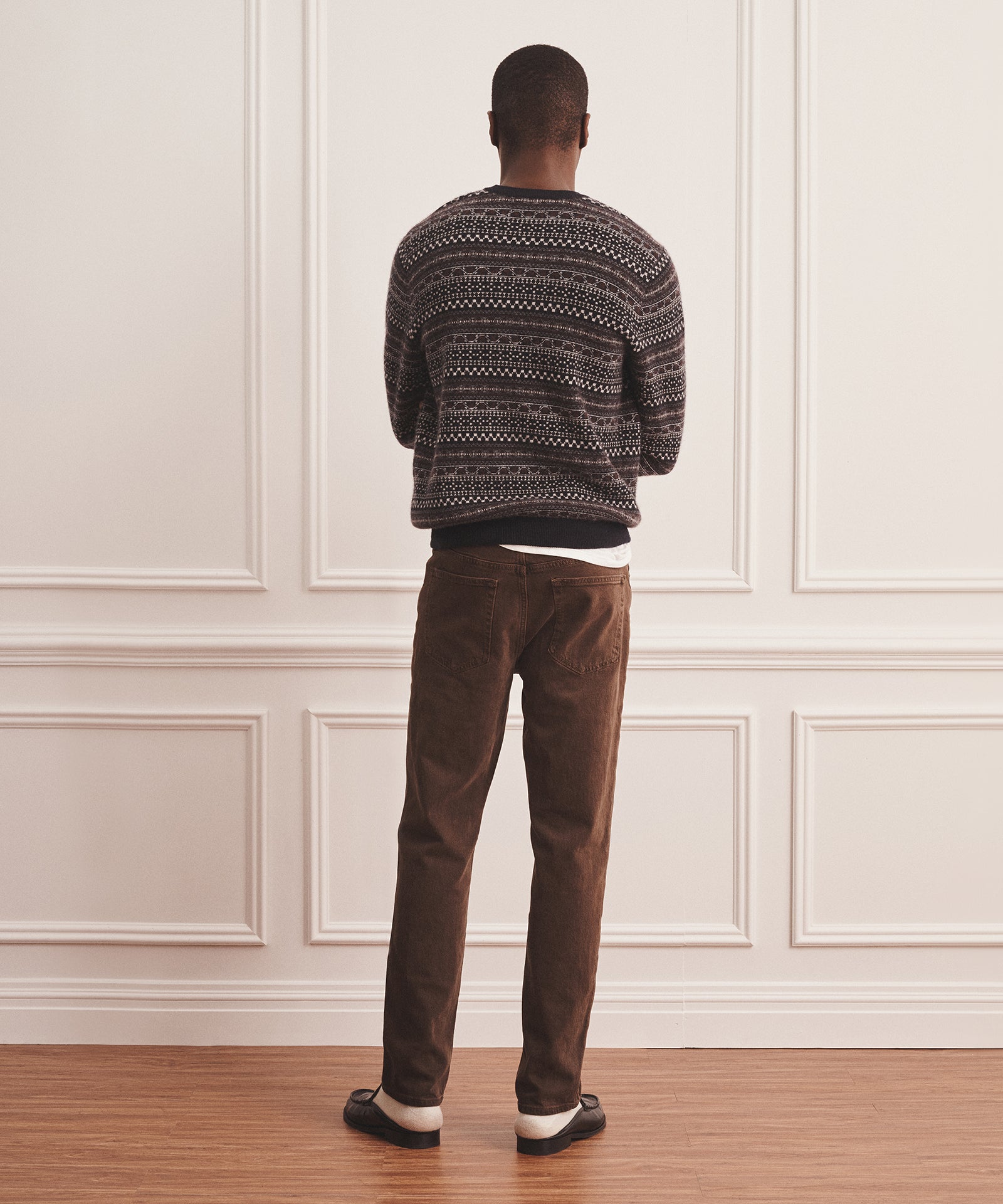 Luxe Cashmere Jacquard Fair Isle Crewneck Sweater – NAADAM
