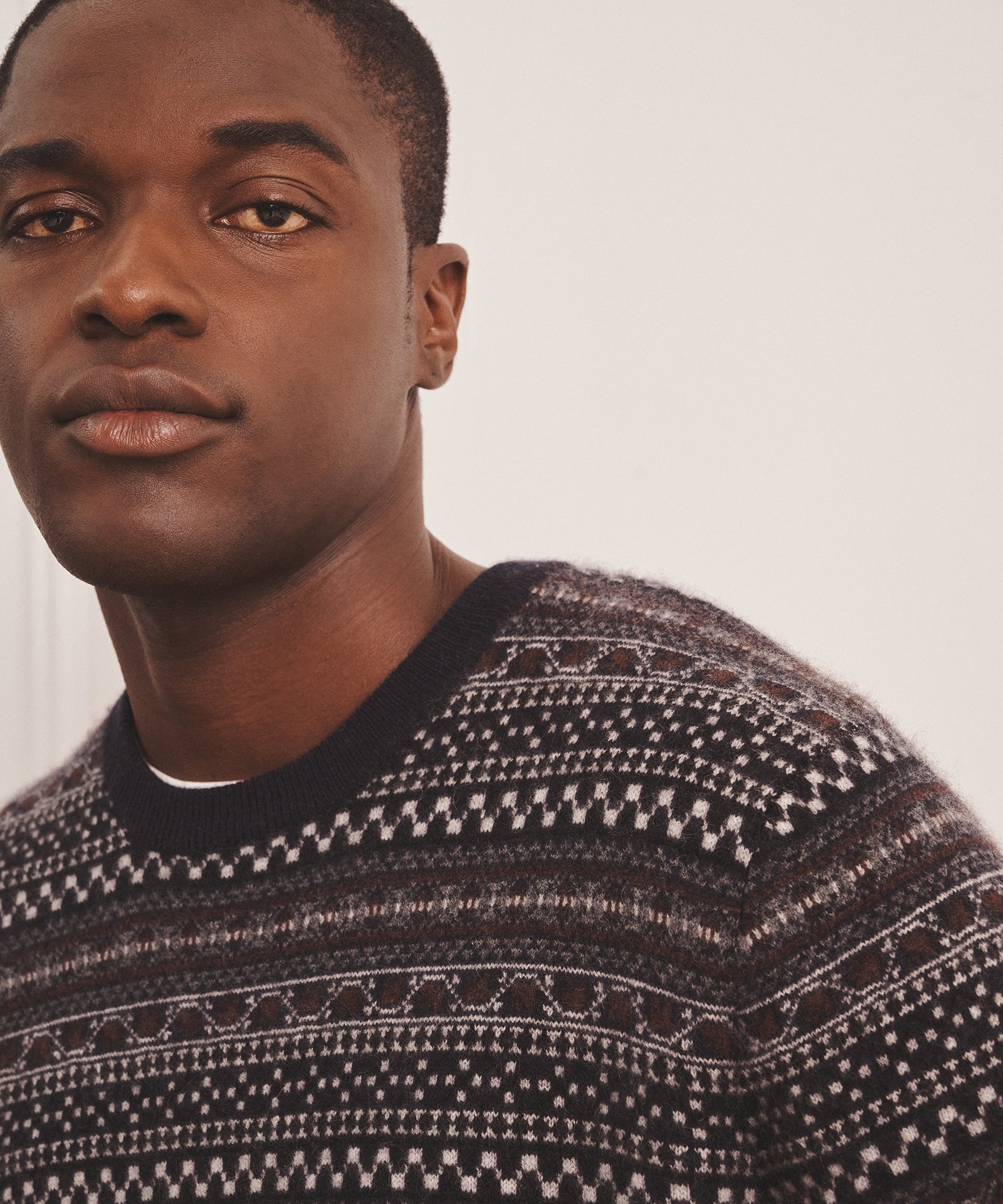 Luxe Cashmere Jacquard Fair Isle Crewneck Sweater – NAADAM