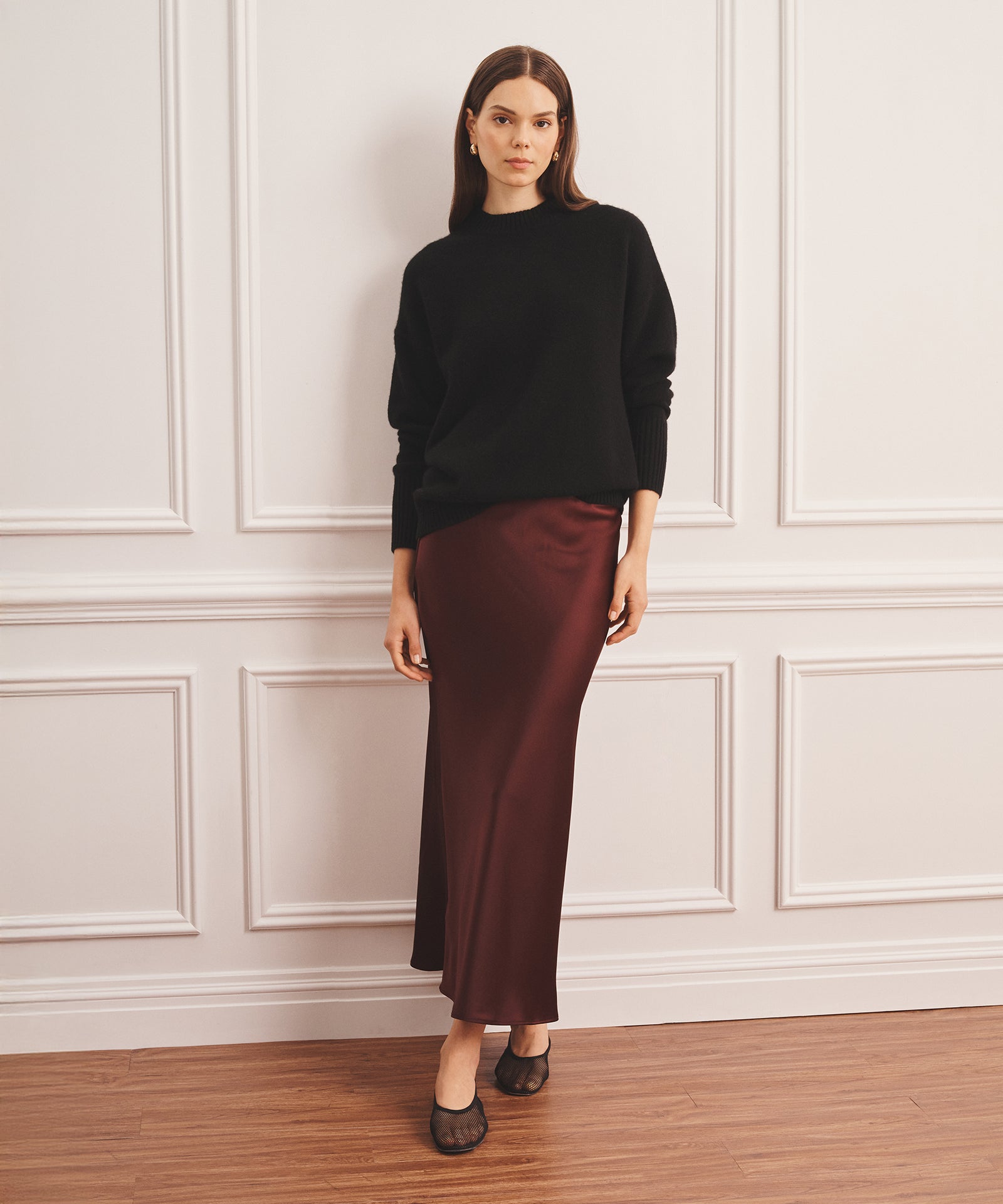 Luxe Cashmere Oversized Crewneck Sweater – NAADAM