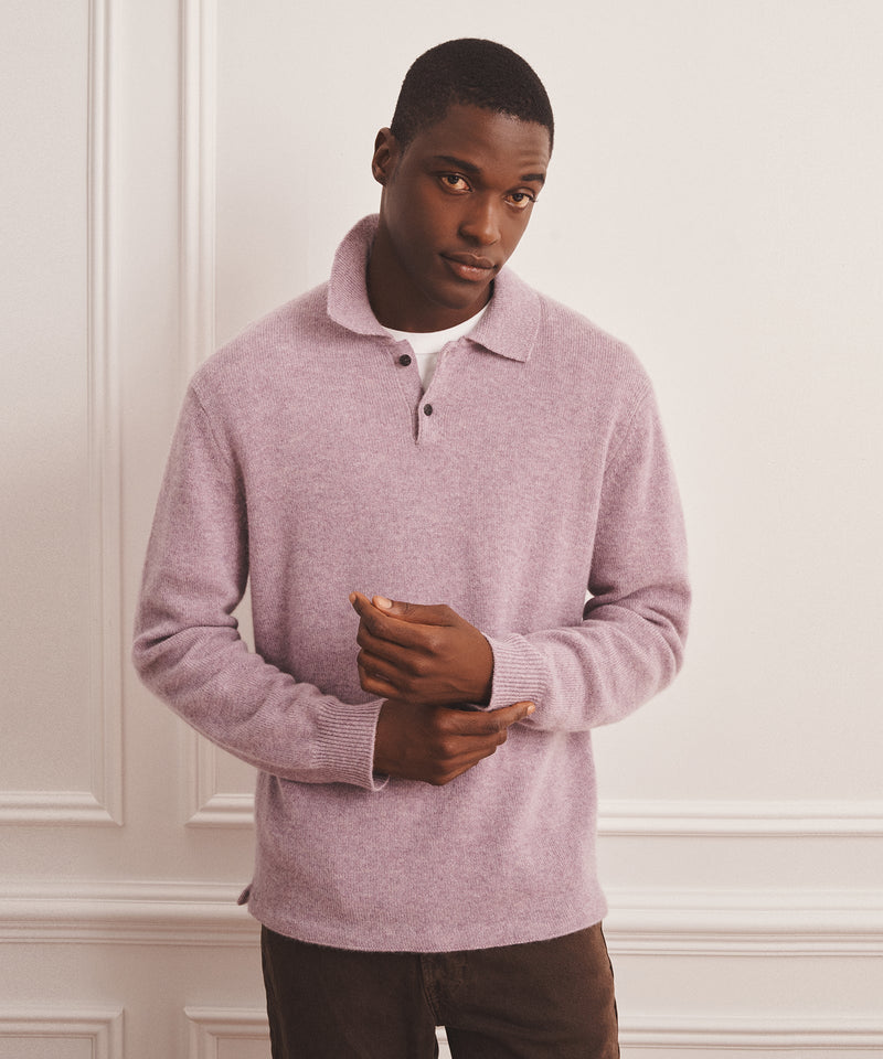 Luxe Cashmere Polo Sweater – NAADAM