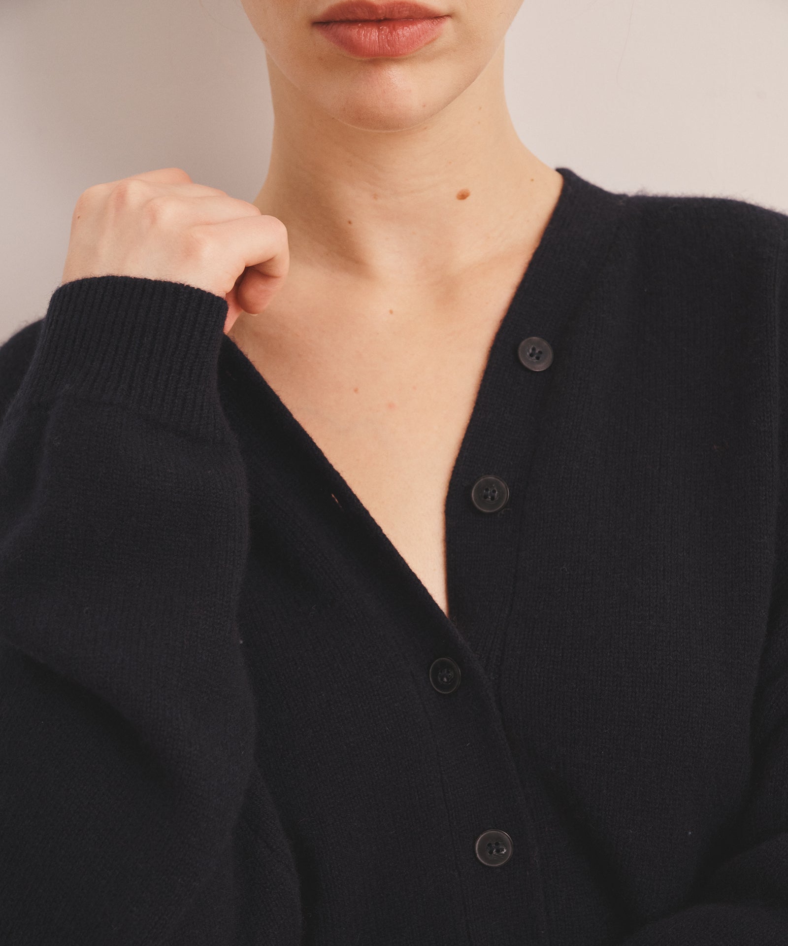 Luxe Cashmere V-Neck Bomber Cardigan – NAADAM
