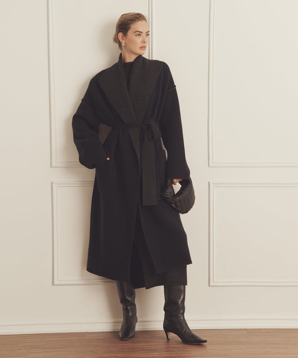 ジャケット・アウター na.e Cashmere Half Coat cashmere-coat--4H0104DB5H-worn
