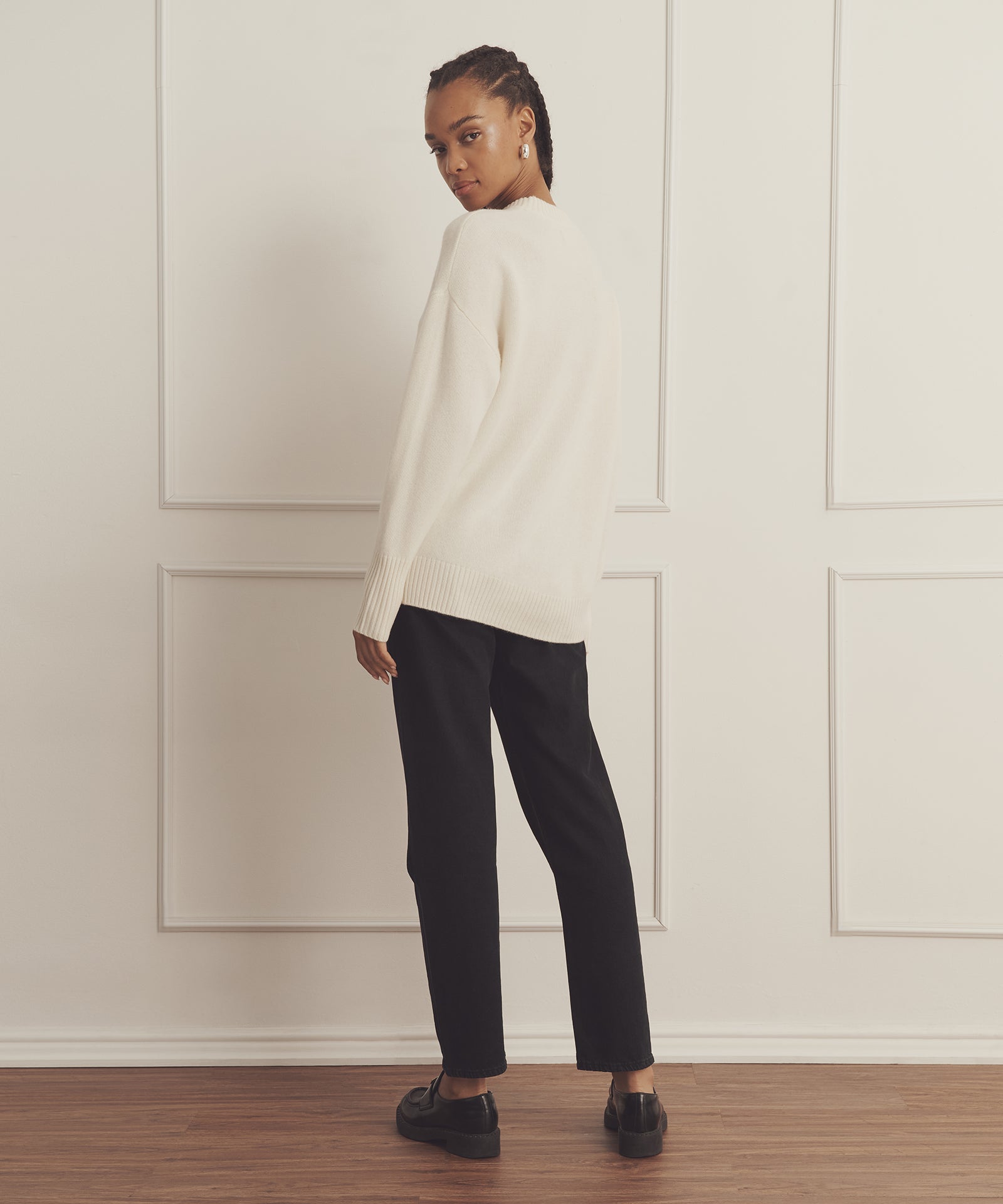 Luxe Cashmere Oversized Crewneck Sweater – NAADAM