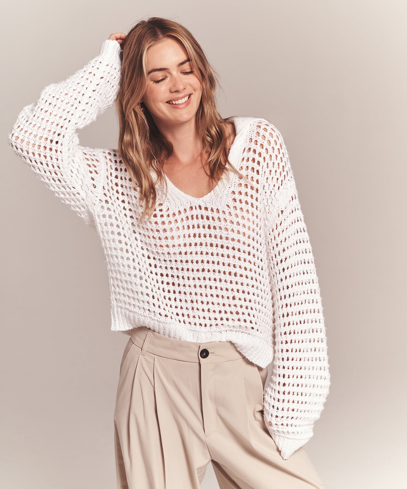 Luxe Chunky Cotton Pointelle Stitch Polo – NAADAM