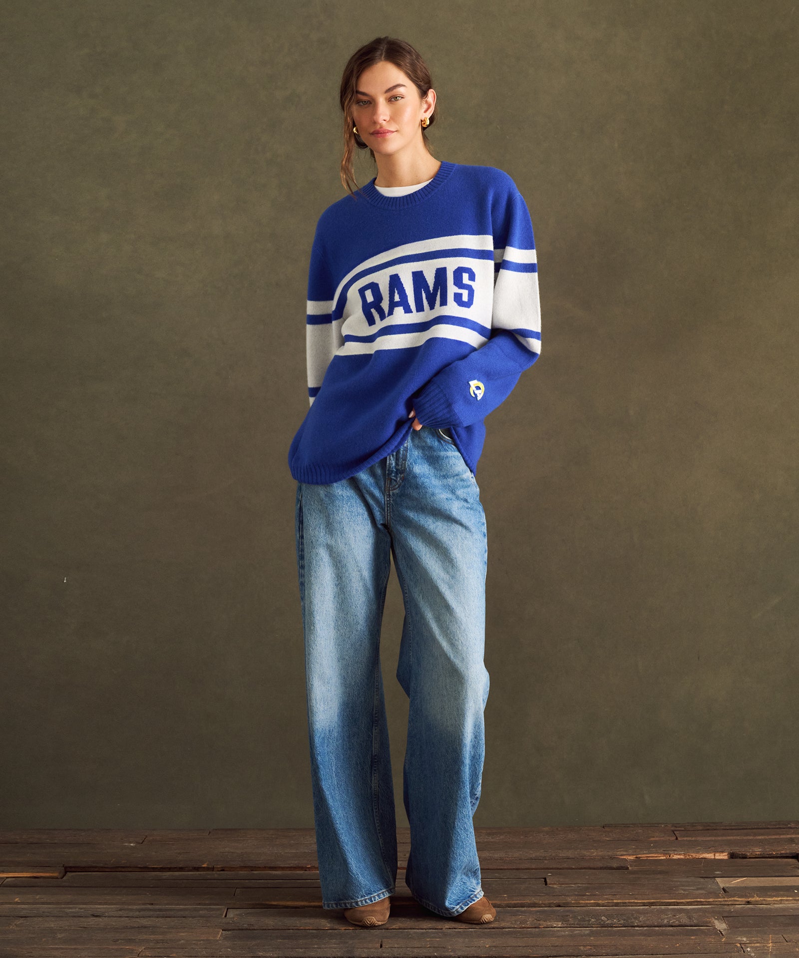 NFL Luxe Cashmere Oversized Crewneck Sweater – NAADAM